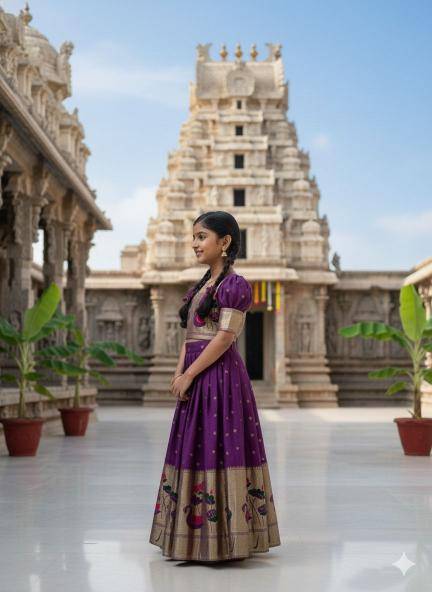 LITTLE KIDS LEHNGA CHOLI Silk Surat wholesale kids garments
